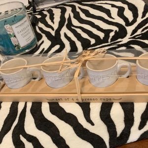 Set of 4 espresso cups ❤️ ☕️☕️☕️☕️